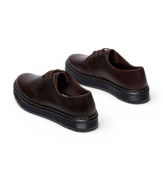 Dr Martens Brookline Lo mørkebrun lædersko