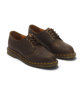 Dr Martens Braune Daphny 4i Lederschuhe