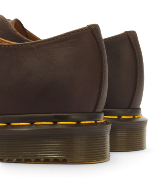 Dr Martens Braune Daphny 4i Lederschuhe