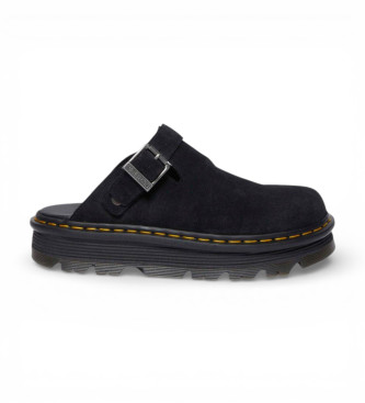 Dr Martens Zuecos de Piel Zebzag negro