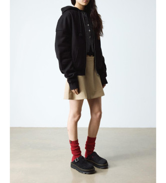 Dr Martens Zuecos de Piel Zebzag negro