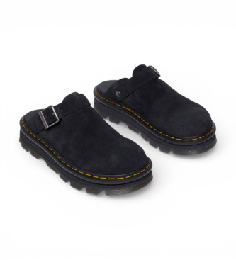 Dr Martens Zuecos de Piel Zebzag negro
