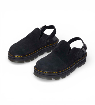 Dr Martens Zuecos de Piel Zebzag negro