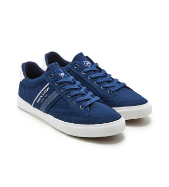 Dunlop Navy canvas trainers
