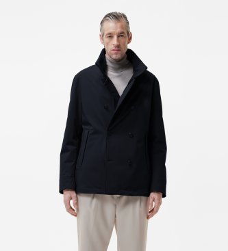 DUNO Edmund navy blue coat
