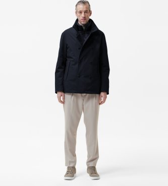 DUNO Edmund navy blue coat