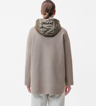 DUNO Thyra coat in taupe