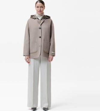 DUNO Thyra coat in taupe