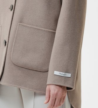 DUNO Thyra coat in taupe