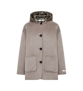 DUNO Thyra coat in taupe