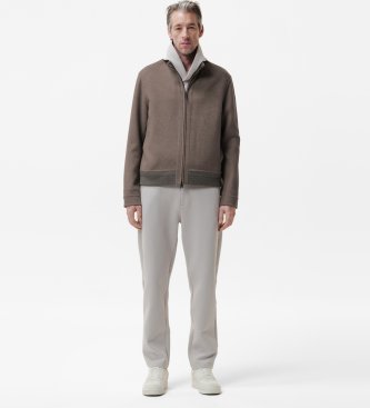DUNO Nyro brown bomber jacket