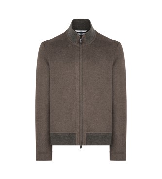 DUNO Nyro brown bomber jacket