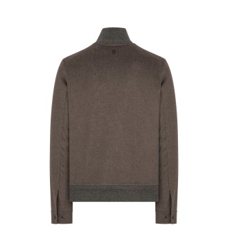DUNO Nyro brown bomber jacket