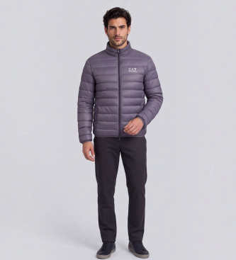EA7 Doudoune Arc gris violet