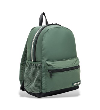 EA7 Mochila con cinta logotipada verde