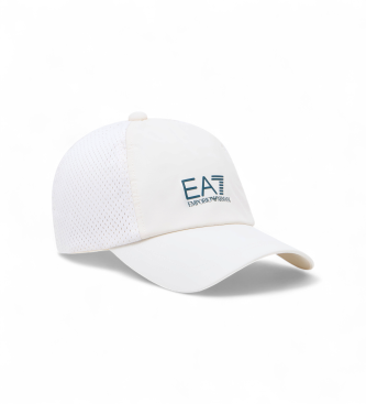EA7 Gorra de béisbol de nailon Tennis Pro blanco