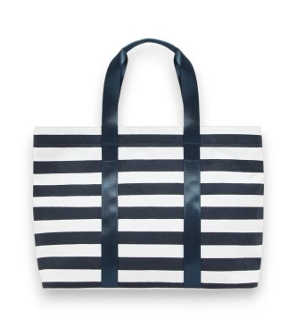 EA7 Bolso summer azul, blanco