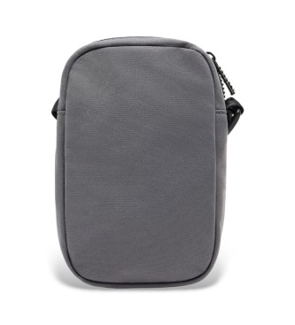 EA7 Sporty shoulder bag with front logo XL grey