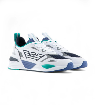 EA7 Sneakersy Ace Runner w kolorze białym