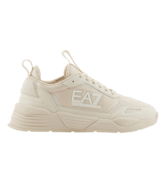 EA7 Ace Runner Carbon beige trainers