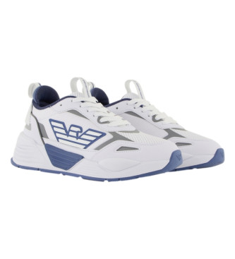 EA7 Białe sneakersy Ace Runner