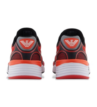 EA7 Ace Runner Pop Schoenen rood