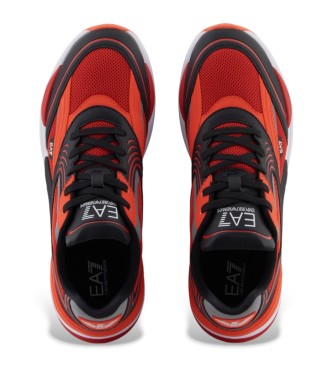 EA7 Ace Runner Pop Schoenen rood
