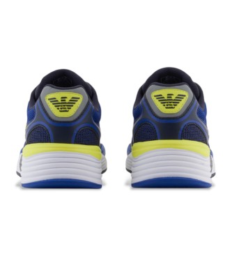 EA7 Scarpe da ginnastica Ace Runner Pop Navy