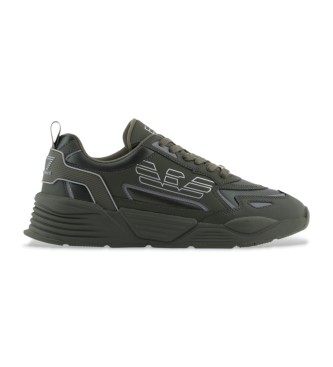 EA7 Scarpe da ginnastica verdi Ace Runner Special