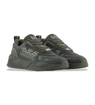 EA7 Scarpe da ginnastica verdi Ace Runner Special