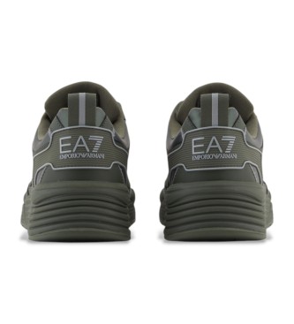 EA7 Scarpe da ginnastica verdi Ace Runner Special