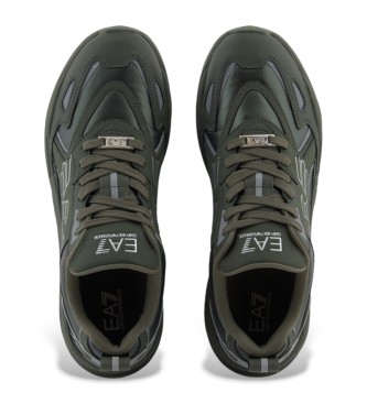 EA7 Scarpe da ginnastica verdi Ace Runner Special