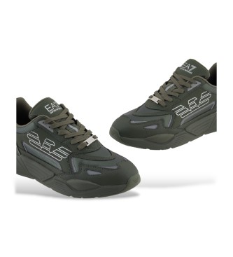 EA7 Scarpe da ginnastica verdi Ace Runner Special