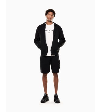EA7 Sudadera Athletic Mix sort