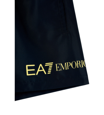 EA7 Costume da bagno di media lunghezza con logo marino ASV