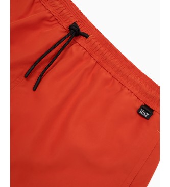 EA7 Medellng baddrkt med orange logotyp