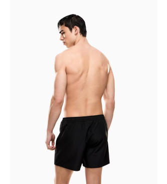 EA7 Maillot de bain mi-long avec logo noir  