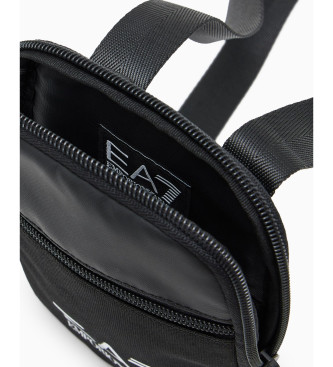 EA7 Piccola borsa a tracolla con grande logo nero