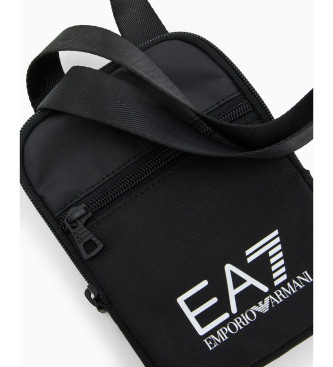 EA7 Piccola borsa a tracolla con grande logo nero