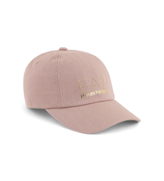EA7 Bon de basebol cor-de-rosa