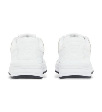 EA7 Usnjene superge Baseline bele, črne