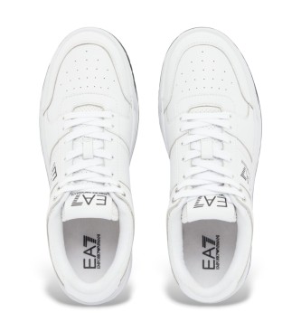 EA7 Usnjene superge Baseline bele, črne