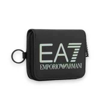 EA7 Basics Portemonnaie schwarz