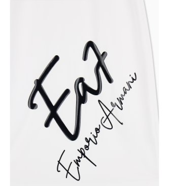 EA7 White Firma Dress