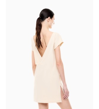 EA7 Stretch dress beige