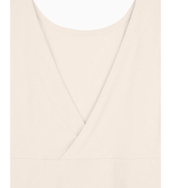 EA7 Stretch dress beige