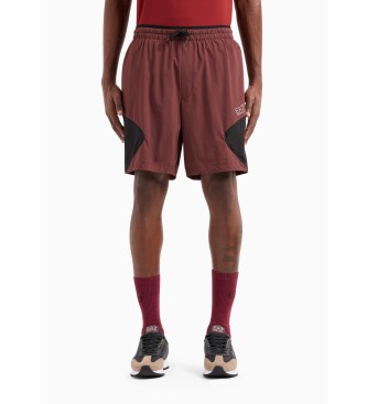 EA7 Short moderne marron