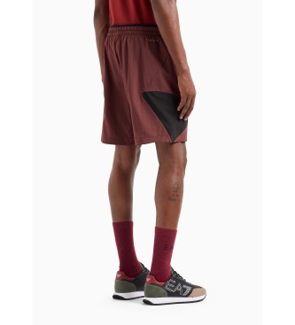 EA7 Short moderne marron