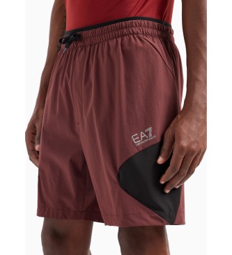 EA7 Short moderne marron