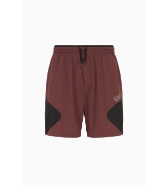 EA7 Short moderne marron